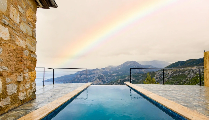 Deluxe Double Villa with balcony and with view
