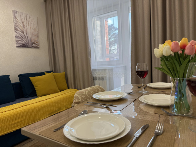 Фотография номера квартиры Квартира Евродвухкомнатная в Центре Города ЖК Полтинник