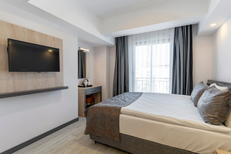 Deluxe Double room with balcony and with view