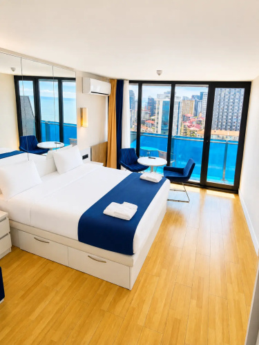 Superior Triple room with balcony and with view