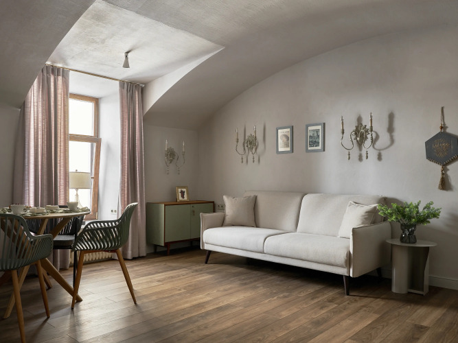 Фотография номера квартиры Апартаменты Boho в самом центре города