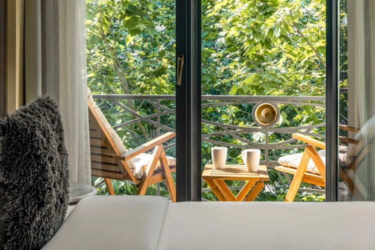Deluxe Double room with balcony and with city view