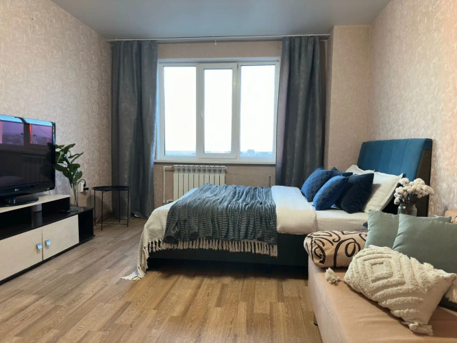 Фотография номера квартиры Квартира Большая 3 ком на 7 спальных мест рядом с воен.Академией