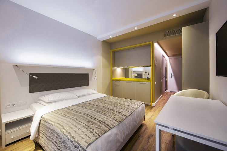 Double Studio with balcony and with sea view