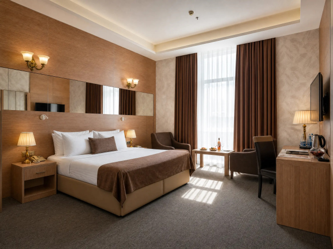 Deluxe Double room with balcony and with sea view