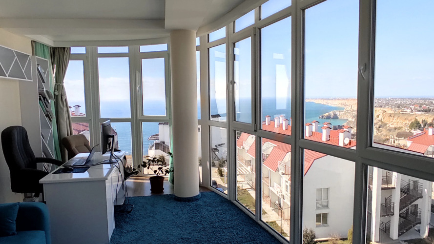 Фотография номера квартиры Apartments Фиолент Village - Двухкомнатные апартаменты с видом на море