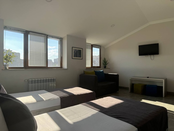 Deluxe Twin room with city view