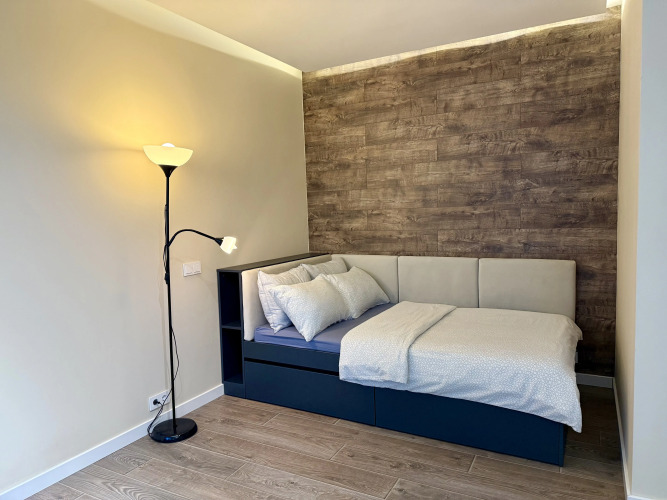 Фотография номера квартиры Апартаменты в центре города с кондиционером и балконом