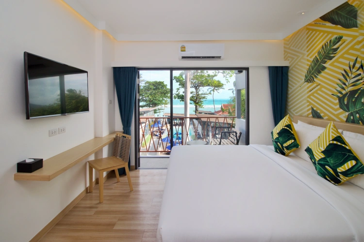 The Duo - Deluxe Double room with balcony and with sea view