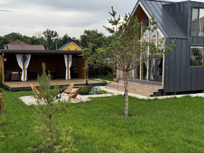 Фотография номера Коттеджа Частный дом Барнхауз с сауной и уличным джакузи