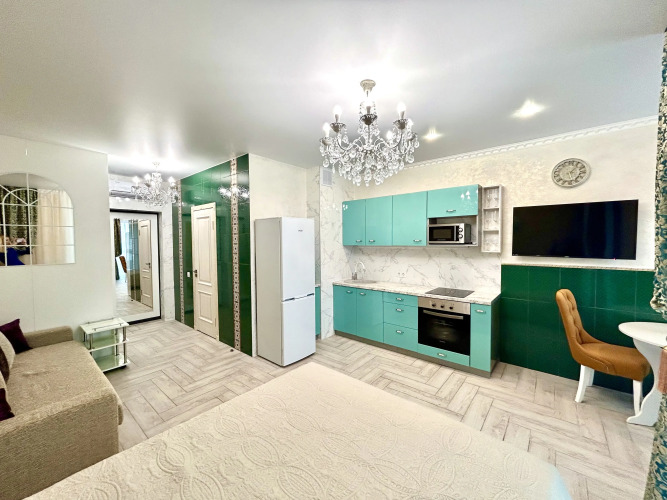 Фотография номера квартиры Квартира Уютная студия на улице Савицкого 12