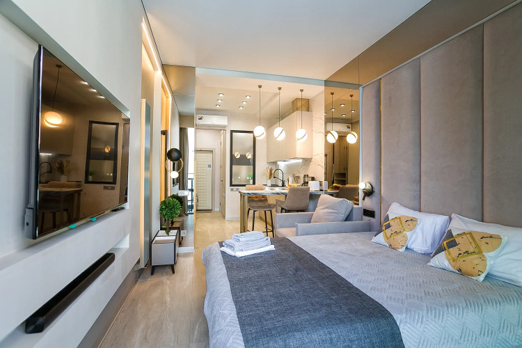 Фотография номера квартиры Апартаменты ЖК SKY PLAZA 2.0 - Дражинского 48