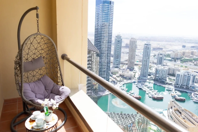 2-room Apartment with balcony and with view