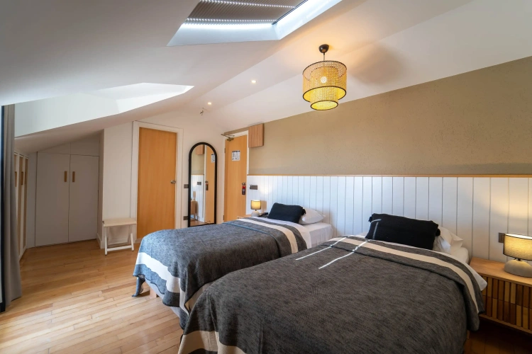 Standard Twin room with balcony and with garden view