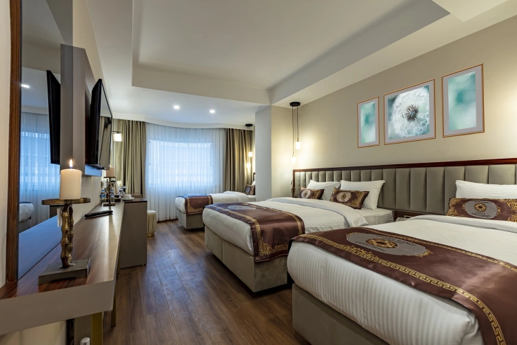Deluxe Family Quadruple room with city view