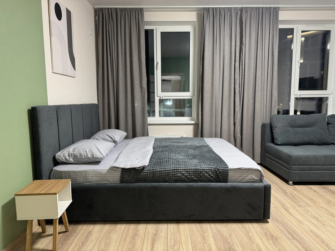 Фотография номера квартиры Апартаменты Ассорти стильная студия в тюменской слободе