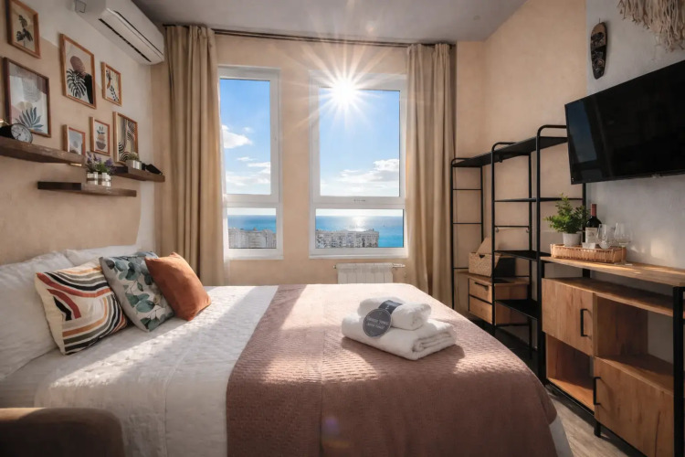 Фотография номера квартиры Апартаменты Лофт с видом на море и Бухту