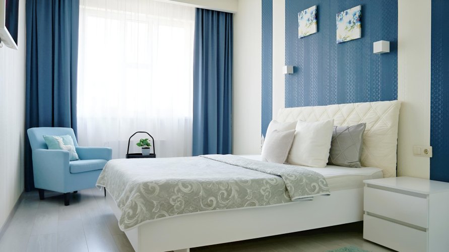 Фотография номера квартиры Апартаменты Энгельса 95 8 этаж вид на море