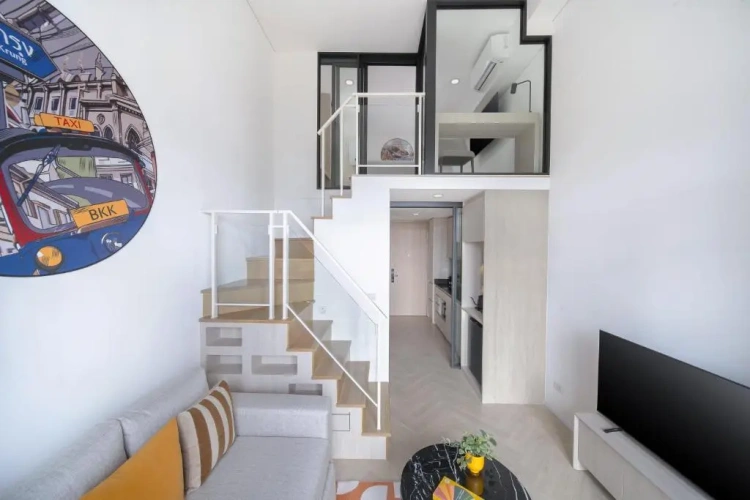 Double Duplex Studio with balcony and with city view