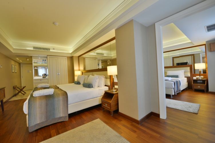 Deluxe Double Family room with city view