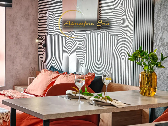 Фотография номера квартиры Апартаменты Atmosfera Sna Апарт для молодых ярких дерзких в самих Маки