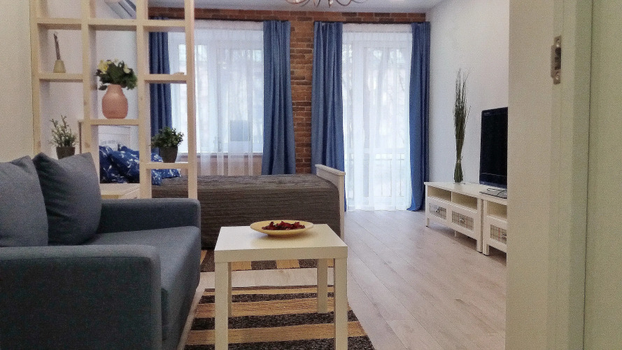 Фотография номера квартиры Апартаменты в центре с видом на парк