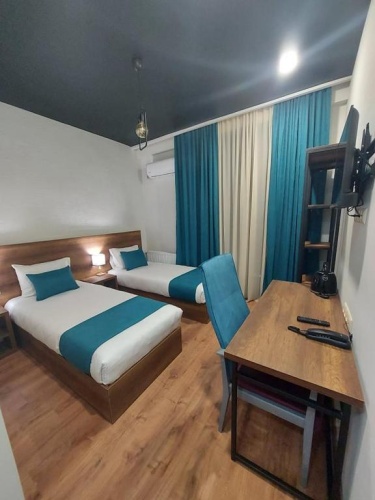 Standard Twin room with balcony and with view