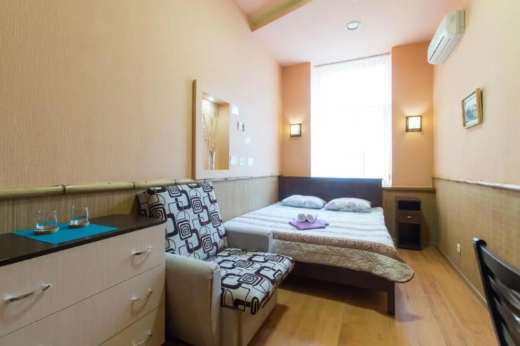 Двухместный номер with Chair Bed Standard с красивым видом из окна двуспальная кровать