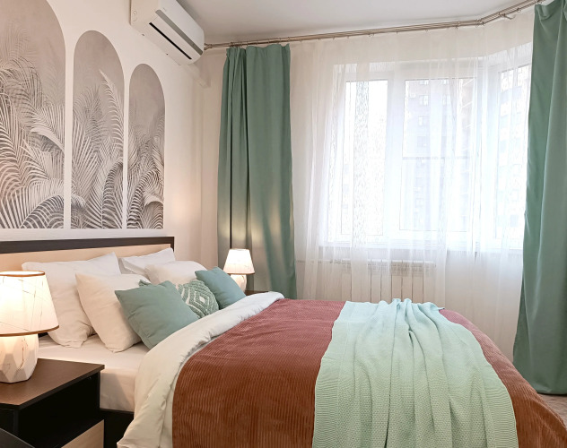 Фотография номера квартиры Апартаменты Joy сети DeNewHome в Центре Левого Берега