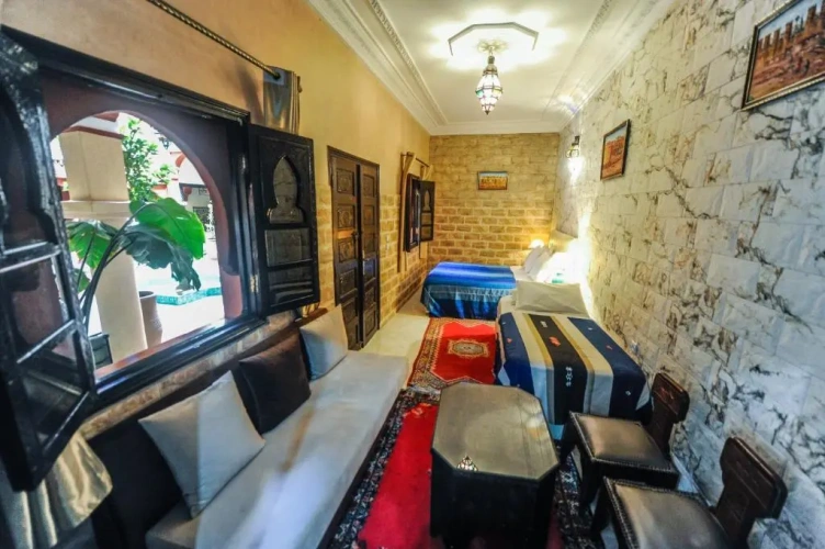 Superior Triple Suite with courtyard view
