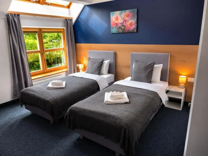Standard Twin room with garden view