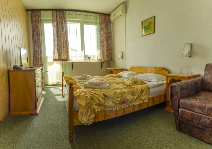 Standard Double room with balcony and with view