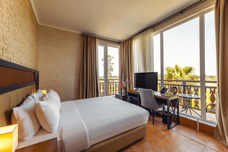 Superior Double room with balcony and with view