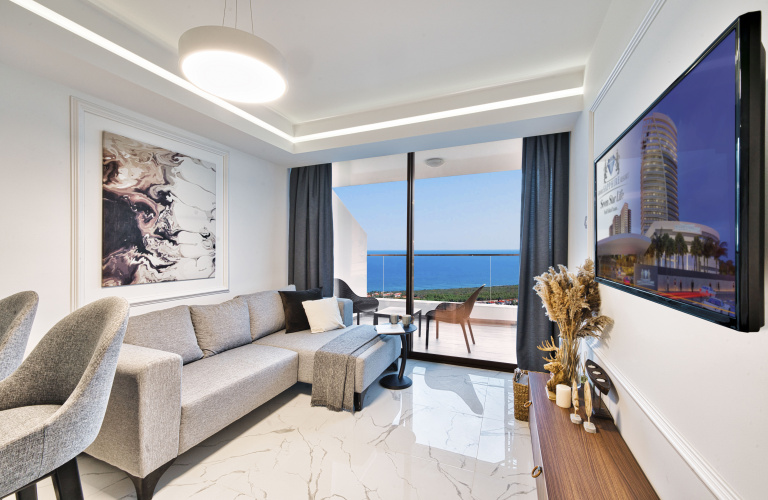 1 Bedroom Apartment with balcony and with sea view
