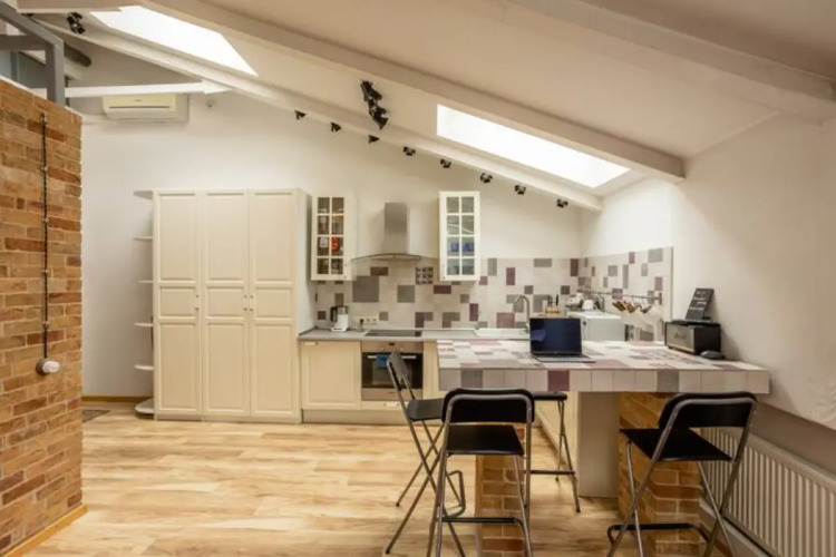 Фотография номера квартиры Apartments Лофт с Белым Камином