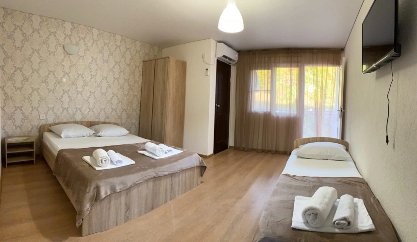 Superior Triple room with balcony and with view