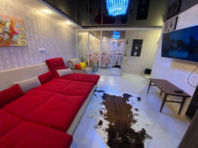 Фотография номера квартиры Апартаменты Студия с Дизайнерским Ремонтом по Проспекту Победы