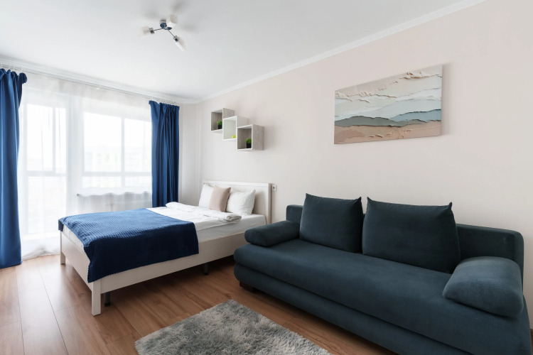 Фотография номера квартиры Апартаменты рядом с Dana Mall в районе Новая Боровая Минск