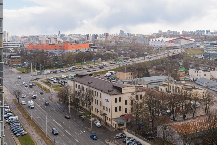1 Bedroom Double Apartment with balcony and with city view