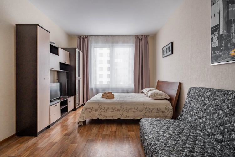 Фотография номера квартиры «Едем в Питер» - Апартаменты Грин Вью СОФИЯ на Южном шоссе, д.55/1
