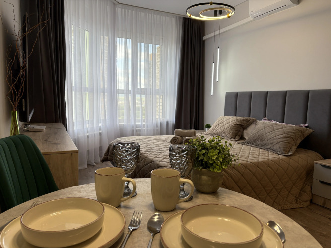 Фотография номера квартиры Апартаменты Золотое Сечение Люкс