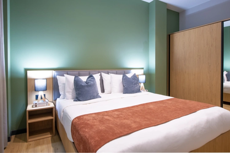 1 Bedroom Superior Double Suite with Kitchen with balcony