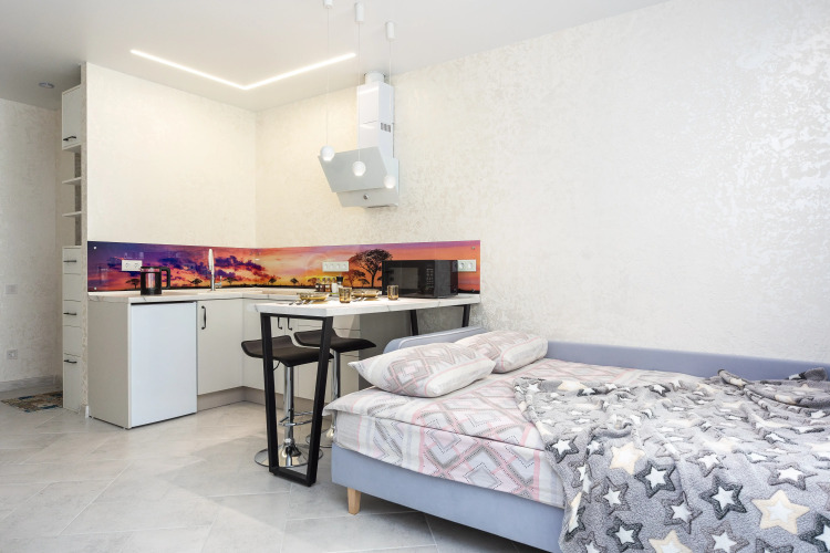 Фотография номера квартиры Апартаменты Солт Лэйк Сити Видовая Студия Центр