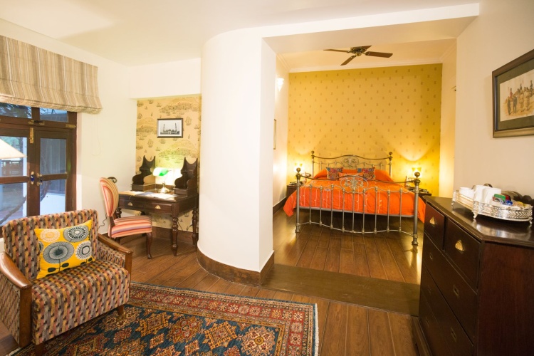 Luxury room with balcony and with view