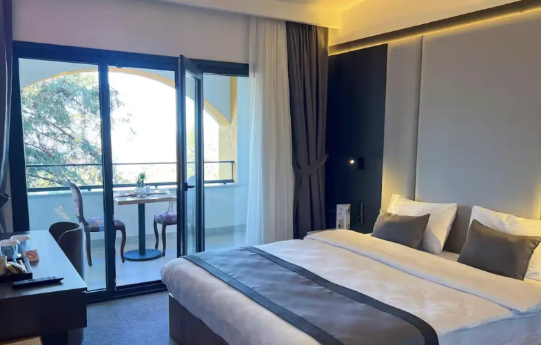 Deluxe Double room with balcony and with sea view