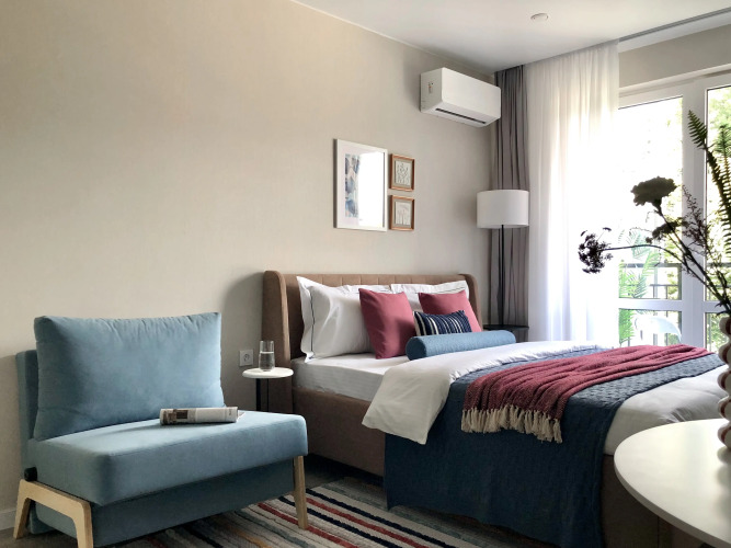 Фотография номера квартиры Апартаменты Дизайнерская студия в ЖК Летний