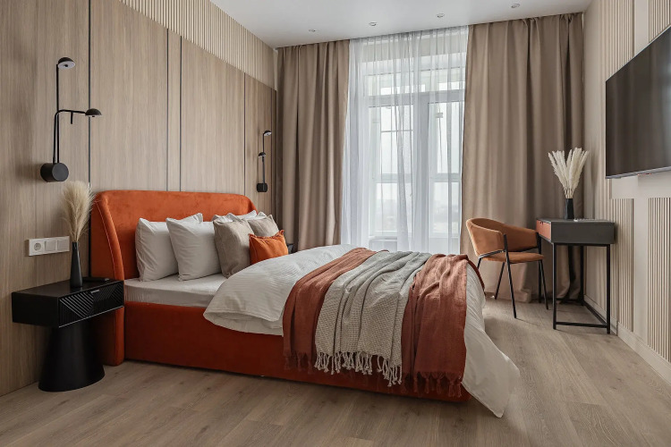 Фотография номера квартиры Апартаменты новые в центре Сова Дом