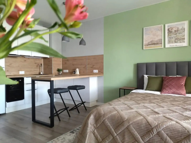 Фотография номера квартиры Квартира в центре Челябинска с шикарным видом на город