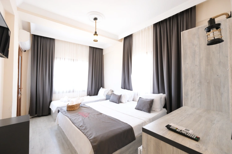 Deluxe Family room with balcony and with view