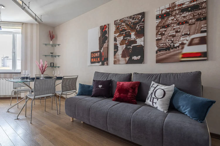 Фотография номера квартиры Квартира izi Apart в центре Нижнего Новгорода на улице Ижорской 18